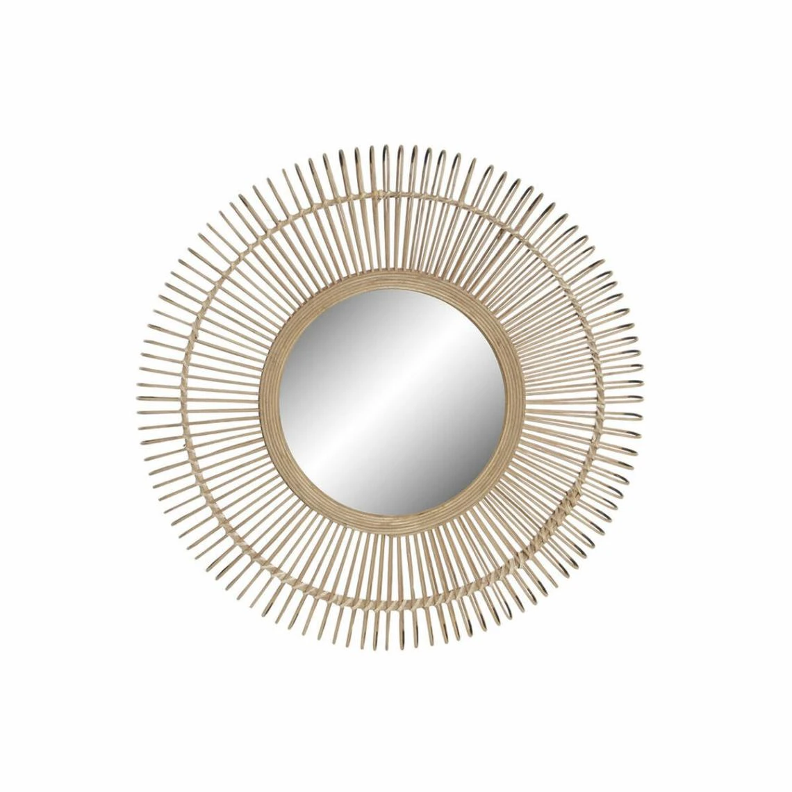 Miroir Mural DKD Home Decor Verre Naturel Rotin (64 X 3,5 X 64 Cm) 3 Miroir Mural DKD Home Decor Verre Naturel Rotin (64 X 3,5 X 64 Cm)