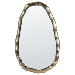 Beliani Miroir Mural Doré 50 X 32 Cm DAMOH