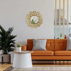 Other Miroir Mural En Métal Dans Un Cadre Doré De 52 Cm 9 Other Miroir Mural En Métal Dans Un Cadre Doré De 52 Cm -magasin Vente-unique miroir mural en metal dans un cadre dore de 52 cm 13798296 38150610 1140x1140