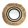 Paris Prix Miroir Mural En Paille Sauvage 58cm Beige & Noir -magasin Vente-unique miroir mural en paille sauvage 58cm beige et noir 12213898 32451150 1140x1140