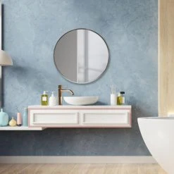 Miroir Mural Modugno Rond Diamètre 60 Cm Argenté [en.casa] -magasin Vente-unique miroir mural modugno rond diametre 60 cm argente encasa 12088286 32060770 1140x1140