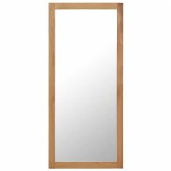 Decoshop26 Miroir Mural Rectangulaire 50x140 Cm En Bois De Chêne Massif DEC02275...