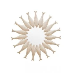 Chehoma Miroir Mural Rond Banc De Poissons