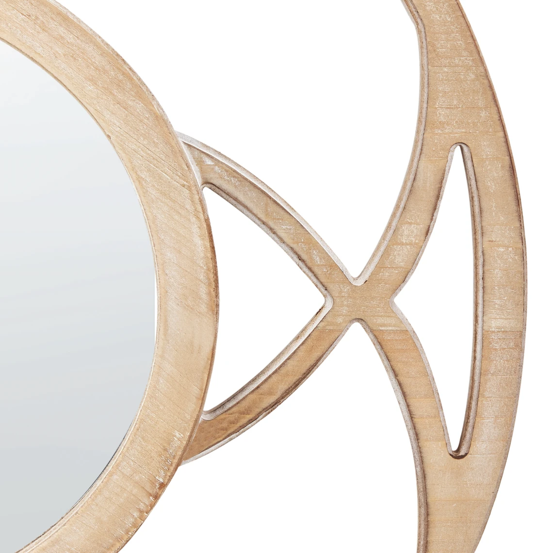 Beliani Miroir Mural Rond Bois Clair ⌀ 60 Cm IZTAPALAPA 6 Beliani Miroir Mural Rond Bois Clair ⌀ 60 Cm IZTAPALAPA – Image 4