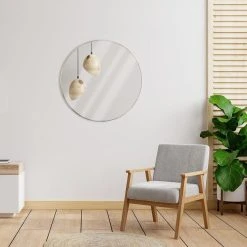 Other Miroir Mural Rond Dans Un Cadre Doré, Or, 55 Cm -magasin Vente-unique miroir mural rond dans un cadre dore or 55 cm 13798276 38150516 1140x1140