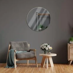 Other Miroir Mural Rond Dans Un Cadre Doré, Or, 55 Cm -magasin Vente-unique miroir mural rond dans un cadre dore or 55 cm 13798276 38150518 1140x1140
