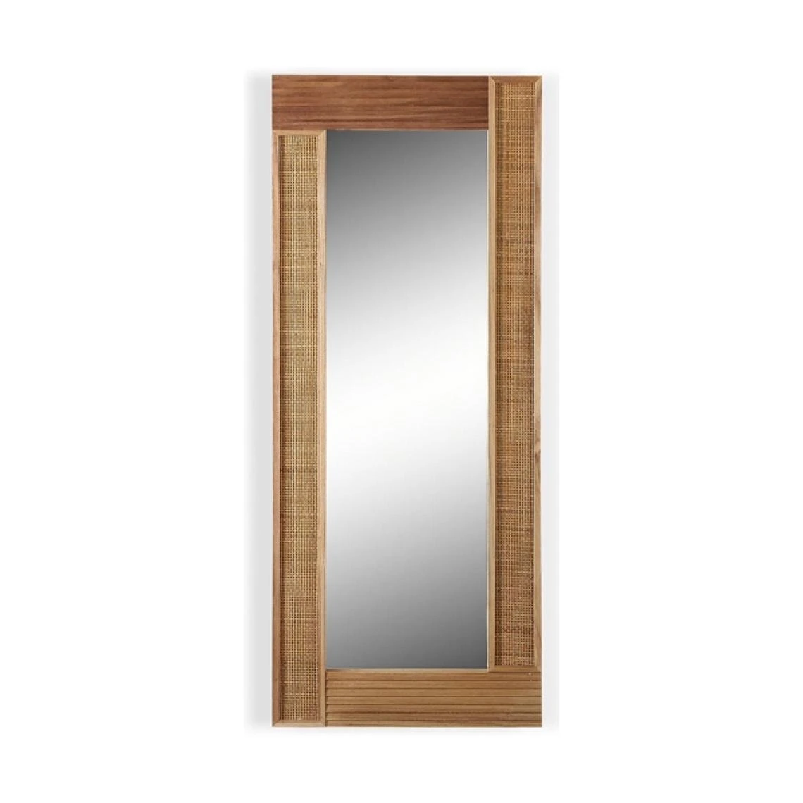 Versa Miroir Mural Rotin Bois De Paulownia (120 X 50 X 1,8 Cm) 3 Versa Miroir Mural Rotin Bois De Paulownia (120 X 50 X 1,8 Cm)