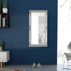 SANS MARQUE Miroir Mural Style Baroque 120 X 60 Cm Argenté - Argent -magasin Vente-unique miroir mural style baroque 120 x 60 cm argente argent 11698158 30814552 1140x1140