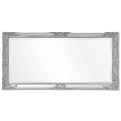 SANS MARQUE Miroir Mural Style Baroque 120 X 60 Cm Argenté - Argent -magasin Vente-unique miroir mural style baroque 120 x 60 cm argente argent 11698158 30814556 1140x1140