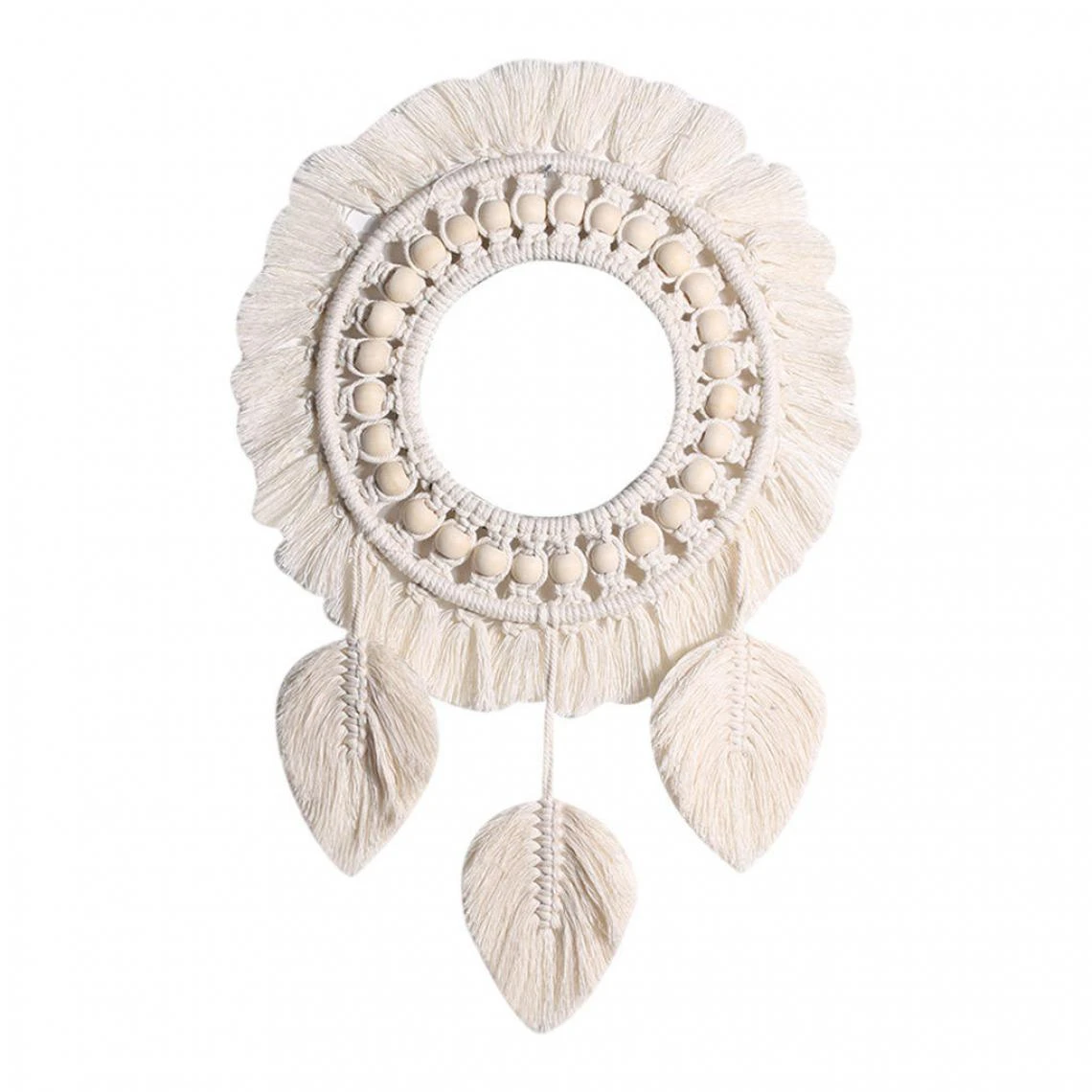 Marque Generique Miroir Mural Suspendu En Macramé 1 Pièce 4 Marque Generique Miroir Mural Suspendu En Macramé 1 Pièce – Image 2