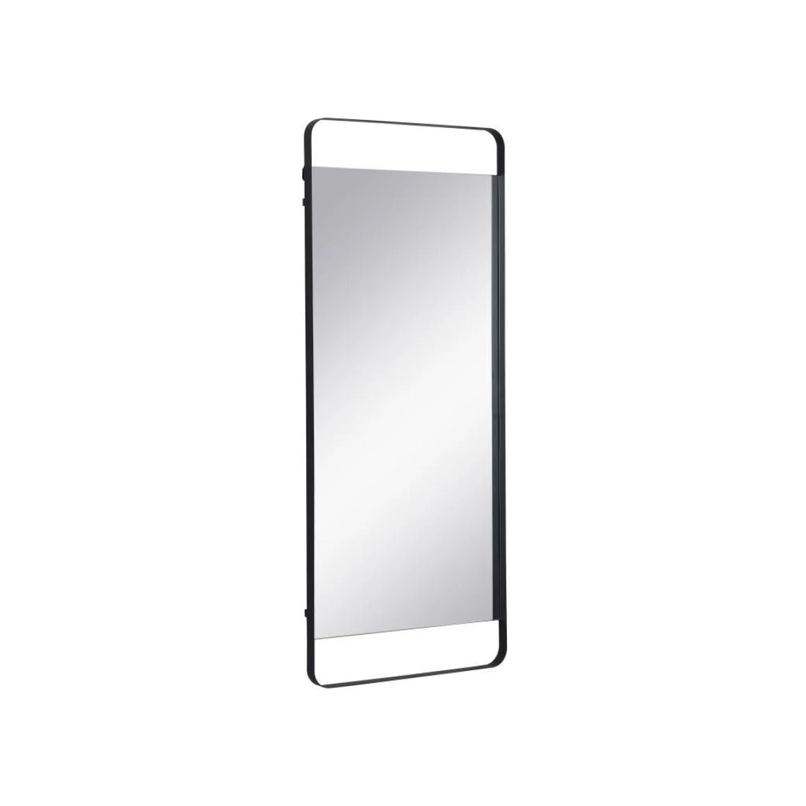 Vente-unique Miroir Mural En Métal - L.50 X H.120 Cm - Noir - VAMBA 4 Vente-unique Miroir Mural En Métal - L.50 X H.120 Cm - Noir - VAMBA – Image 2