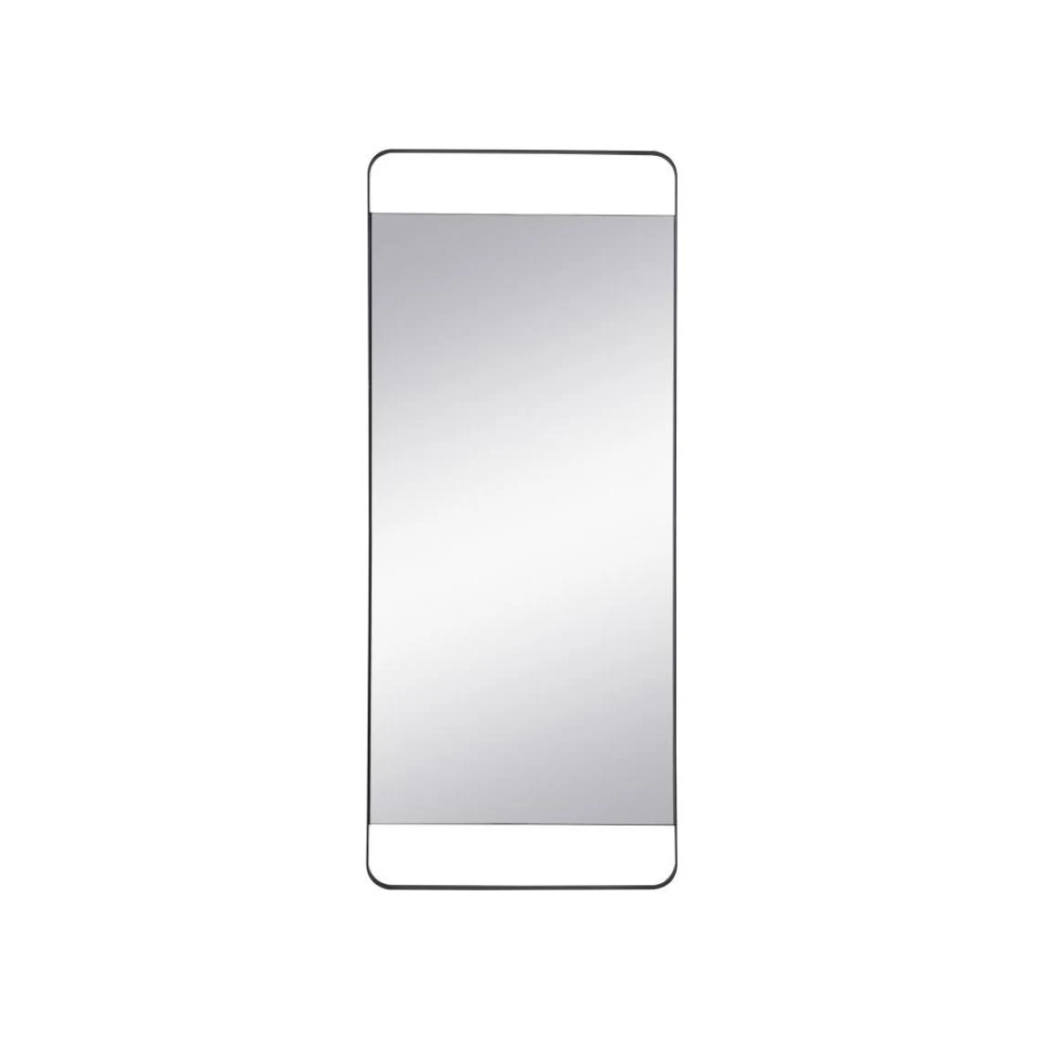 Vente-unique Miroir Mural En Métal - L.50 X H.120 Cm - Noir - VAMBA 5 Vente-unique Miroir Mural En Métal - L.50 X H.120 Cm - Noir - VAMBA – Image 3