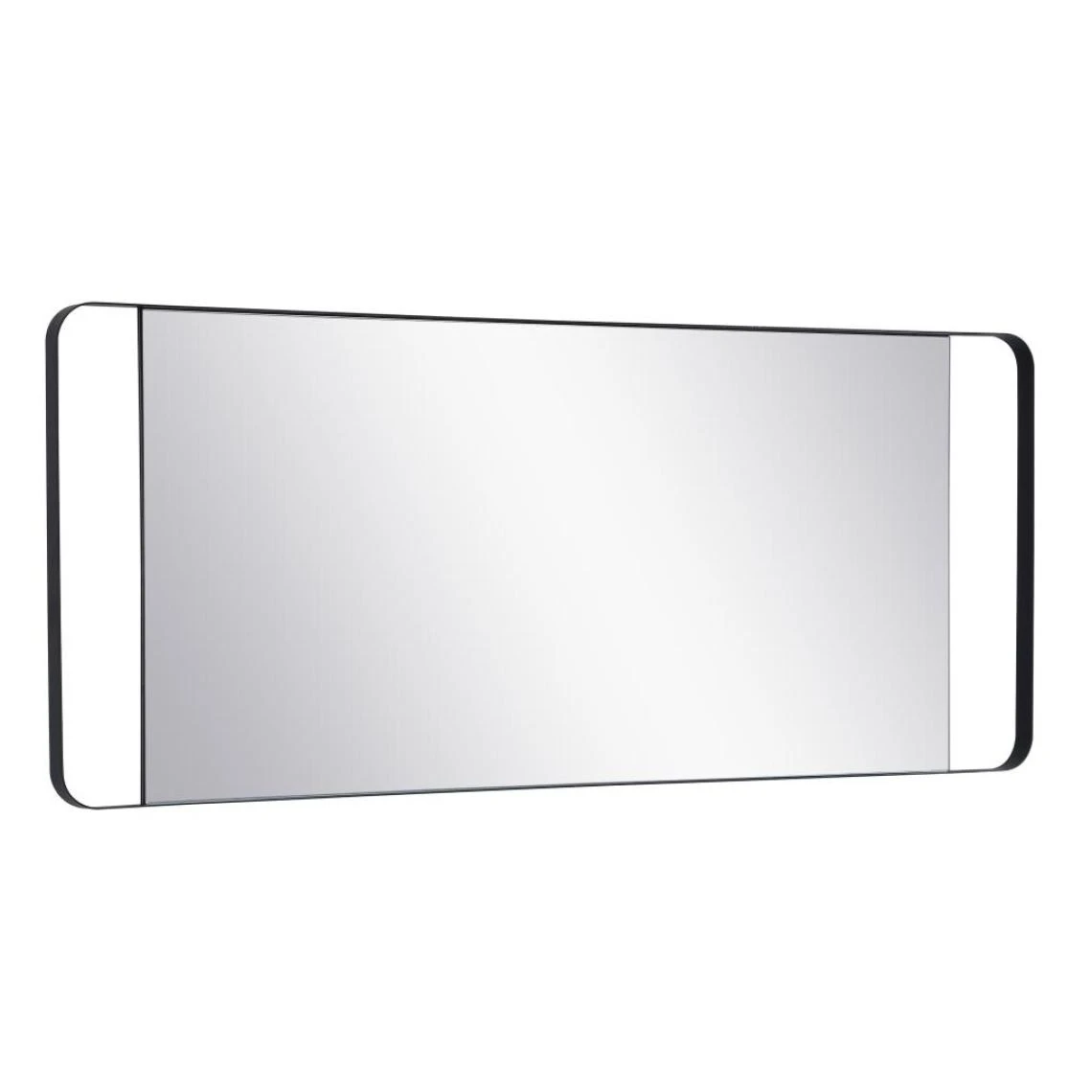 Vente-unique Miroir Mural En Métal - L.50 X H.120 Cm - Noir - VAMBA 6 Vente-unique Miroir Mural En Métal - L.50 X H.120 Cm - Noir - VAMBA – Image 4