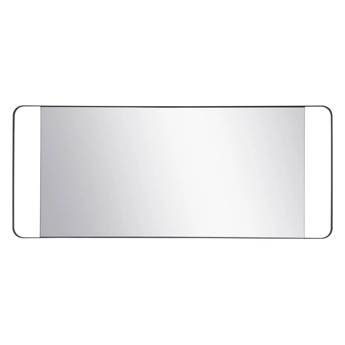 Vente-unique Miroir Mural En Métal - L.50 X H.120 Cm - Noir - VAMBA 7 Vente-unique Miroir Mural En Métal - L.50 X H.120 Cm - Noir - VAMBA – Image 5