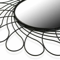 Miroir Mural Versa Noir Métal (2 X 40 X 40 Cm) -magasin Vente-unique miroir mural versa noir metal 2 x 40 x 40 cm 14113494 39320740 1140x1140