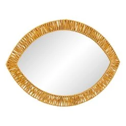 BUT Miroir Oval H. 40 Cm URSULOLITA Cumin