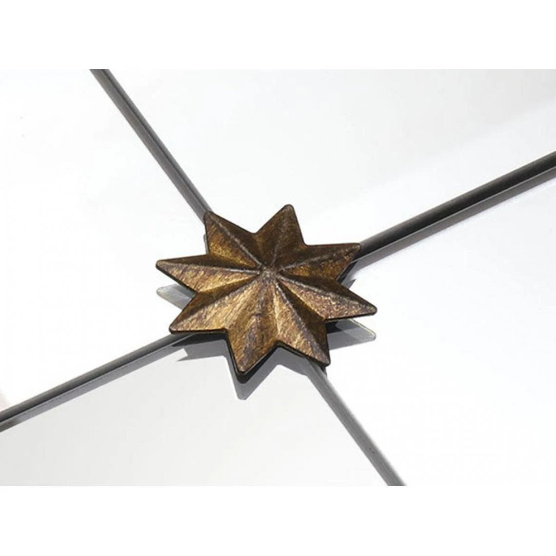 Vente-unique Miroir Fenêtre Vintage En Métal PALMYRE - L. 80 X H. 150 Cm -Doré A... 7 Vente-unique Miroir Fenêtre Vintage En Métal PALMYRE - L. 80 X H. 150 Cm -Doré A... – Image 5