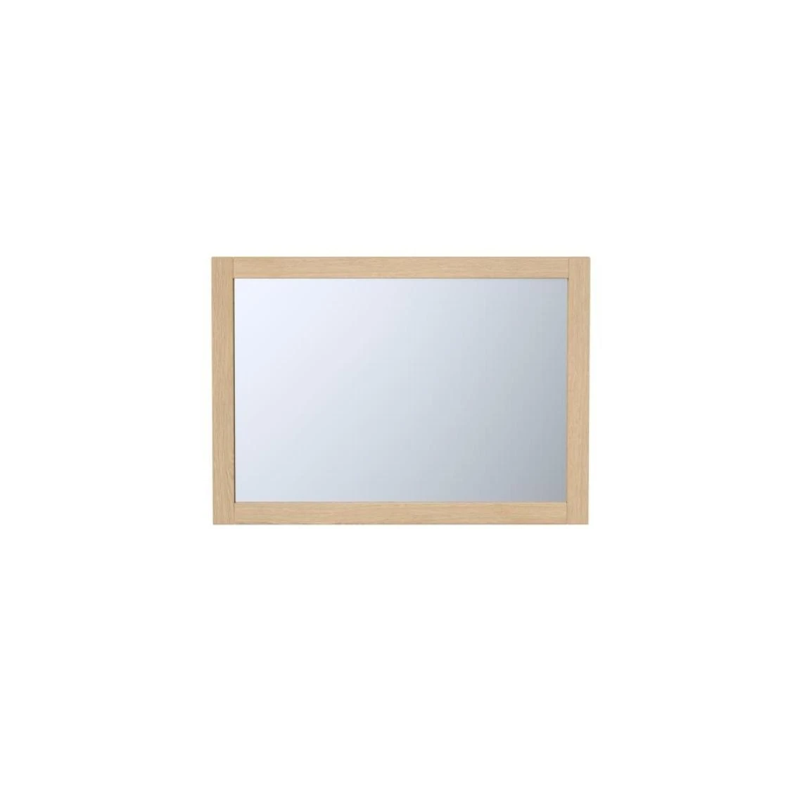 Vente-unique Miroir Rectangulaire Avec Contour Placage Chêne - L50 X H70 Cm - TIME... 4 Vente-unique Miroir Rectangulaire Avec Contour Placage Chêne - L50 X H70 Cm - TIME... – Image 2