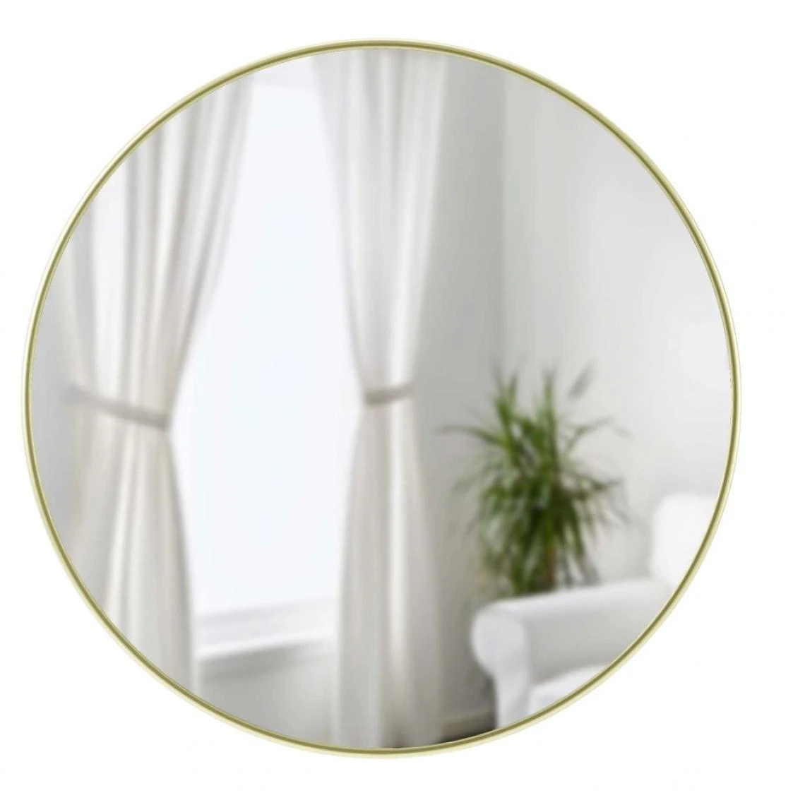 Umbra Miroir Rond Avec Finition Métallique Hubba 61 Cm. 3 Umbra Miroir Rond Avec Finition Métallique Hubba 61 Cm.