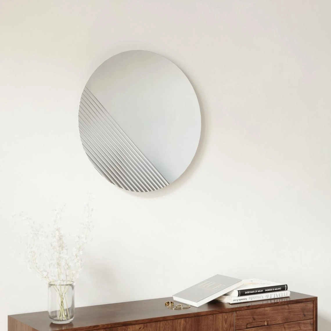 Umbra Miroir Rond Effet Strié 61 Cm Ridge. 7 Umbra Miroir Rond Effet Strié 61 Cm Ridge. – Image 5