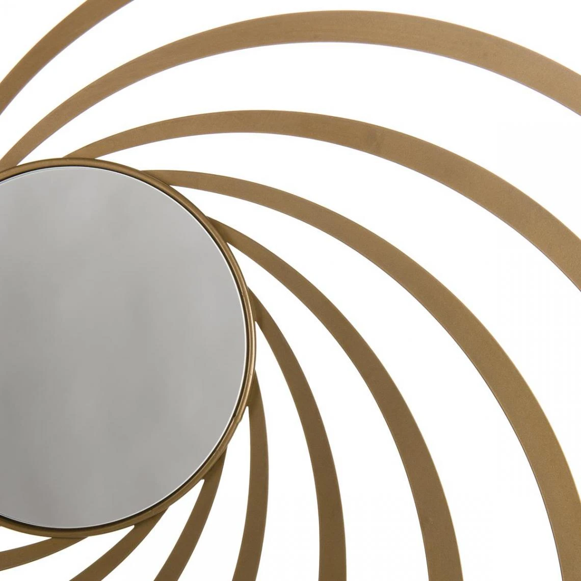 MACABANE Miroir Rond THEODORE Métal Doré Déco 5 MACABANE Miroir Rond THEODORE Métal Doré Déco – Image 3