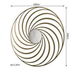 MACABANE Miroir Rond THEODORE Métal Doré Déco 13 MACABANE Miroir Rond THEODORE Métal Doré Déco -magasin Vente-unique miroir rond theodore metal dore deco design 703213 6 1140x1140
