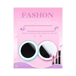 Wewoo Miroir Bleu 1W 10 LEDs Multi-fonction Rechargeable Donut De Maquillage... 9 Wewoo Miroir Bleu 1W 10 LEDs Multi-fonction Rechargeable Donut De Maquillage... -magasin Vente-unique miroir rose 1w 10 leds multi fonction rechargeable donut de maquillage led lampe