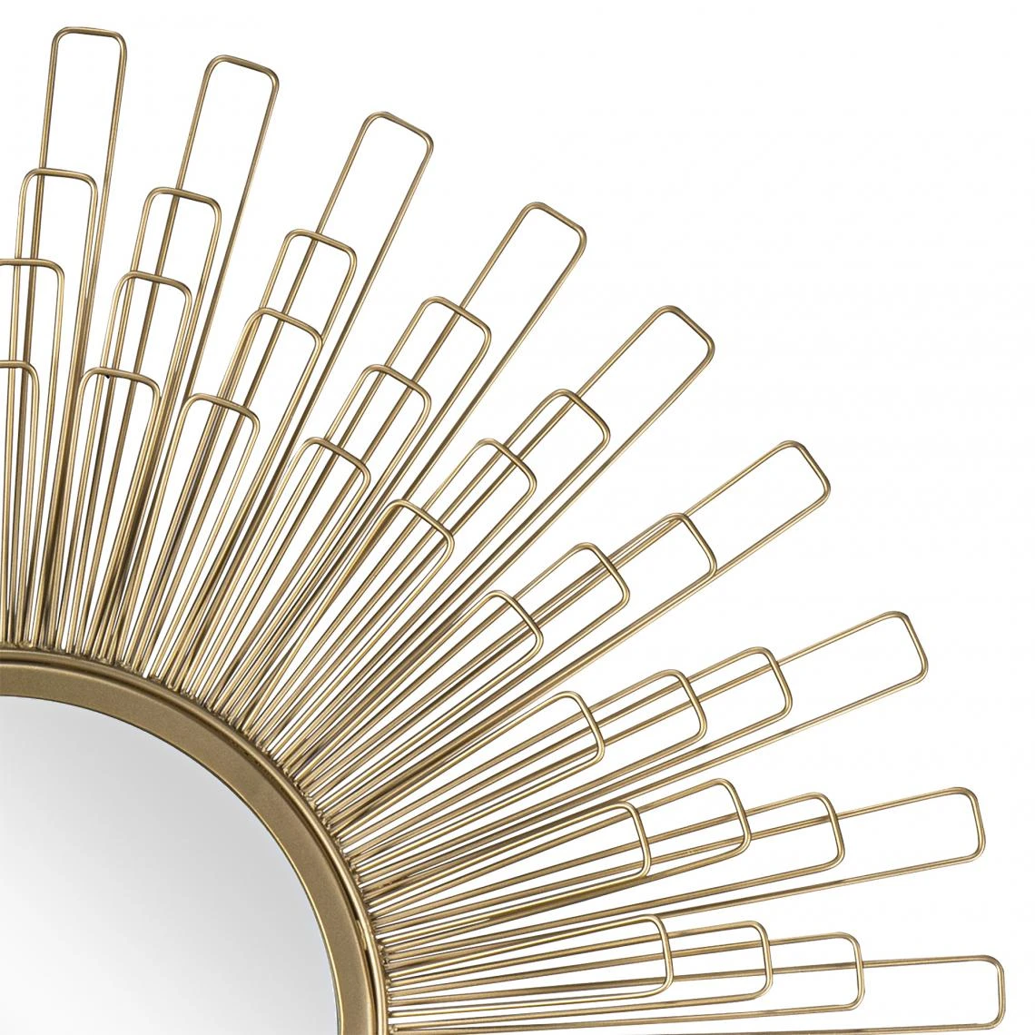 WOMO-DESIGN Miroir Soleil Doré Cadre Métallique Design Décoratif Bogota 80 Cm W... 4 WOMO-DESIGN Miroir Soleil Doré Cadre Métallique Design Décoratif Bogota 80 Cm W... – Image 2