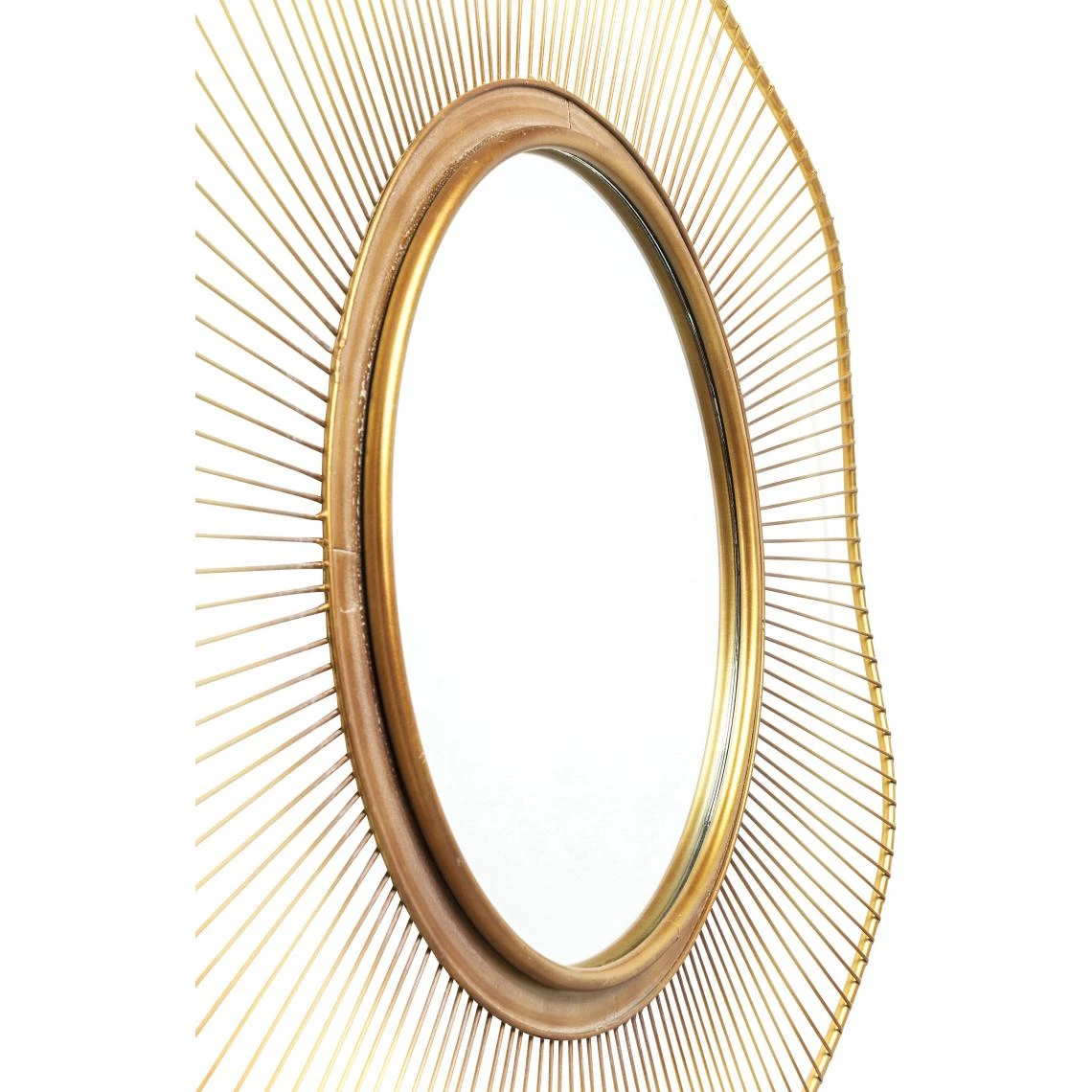 Kare Design Miroir Soleil Doré D93cm LIGHT 6 Kare Design Miroir Soleil Doré D93cm LIGHT – Image 4