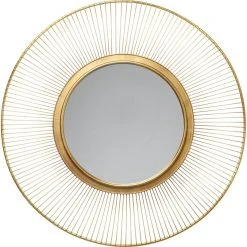 Kare Design Miroir Soleil Doré D93cm LIGHT