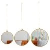 Other Miroir Sur Chaîne, Miroir Mural Rond Dans Un Cadre Doré, Lot De 3 1 Other Miroir Sur Chaîne, Miroir Mural Rond Dans Un Cadre Doré, Lot De 3 -magasin Vente-unique miroir sur chaine miroir mural rond dans un cadre dore lot de 3 13798298 38150616 1140x1140