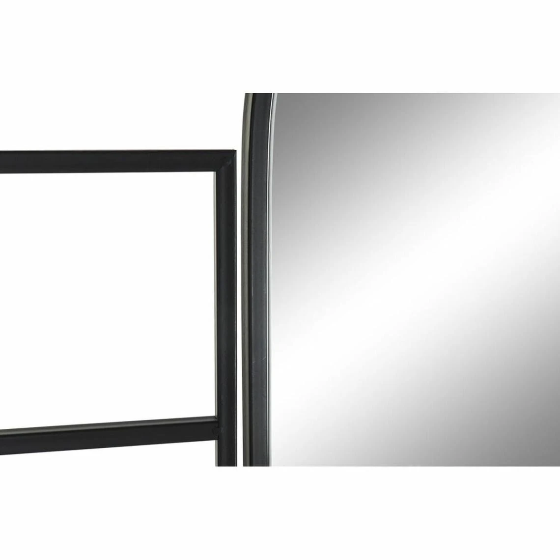 Miroir Sur Pied DKD Home Decor 121 X 1 X 170 Cm Miroir Noir Métal Lo... 4 Miroir Sur Pied DKD Home Decor 121 X 1 X 170 Cm Miroir Noir Métal Lo... – Image 2