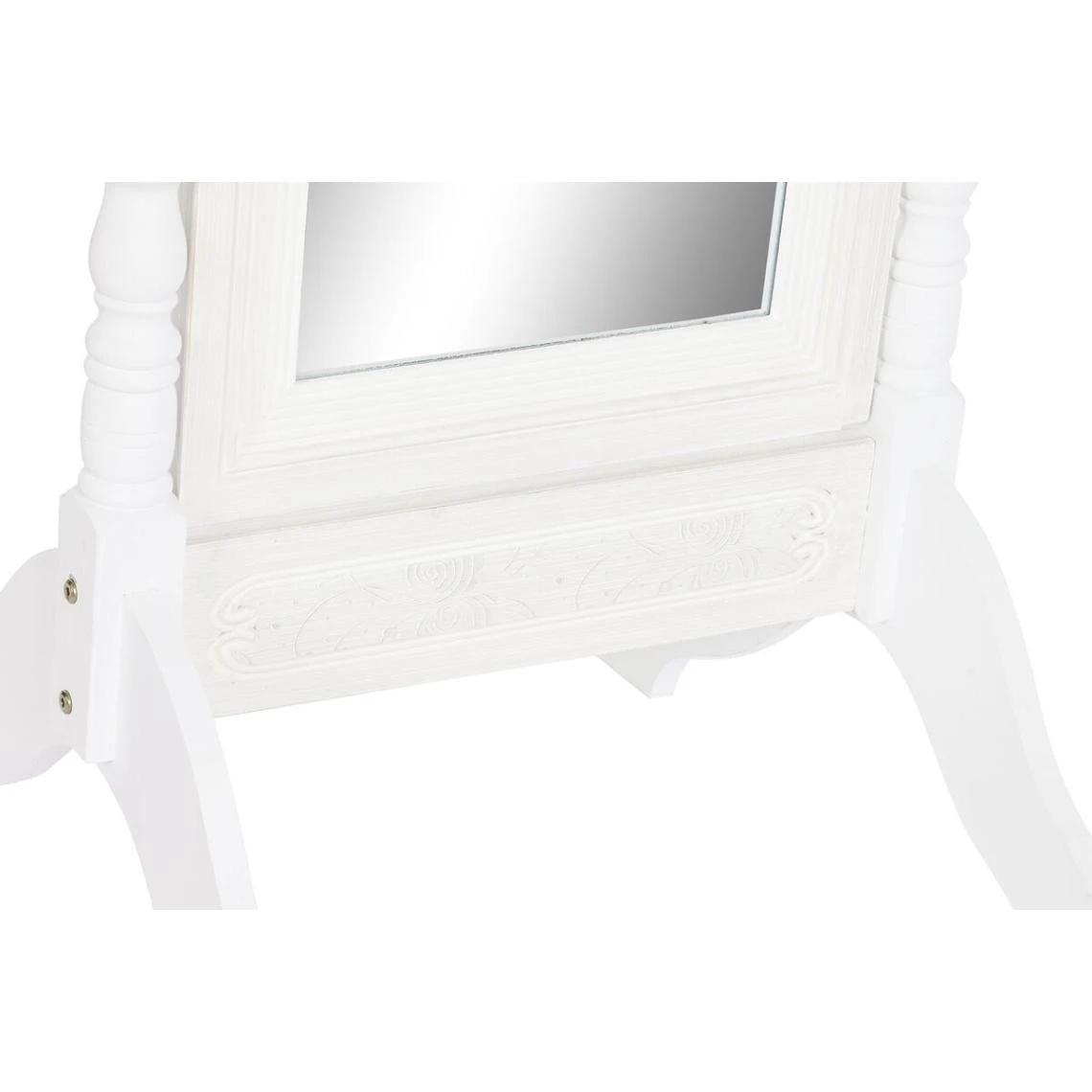 Miroir Sur Pied DKD Home Decor Miroir Blanc Bois MDF (50 X 50 X 157 Cm... 5 Miroir Sur Pied DKD Home Decor Miroir Blanc Bois MDF (50 X 50 X 157 Cm... – Image 3