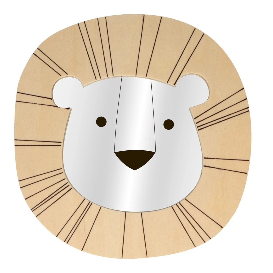 Artemio Miroir Tête De Lion En Bois 3 Artemio Miroir Tête De Lion En Bois