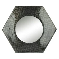 Pomax Miroir URBAN TOUCH En Métal Black Antic 30x30 Cm