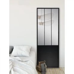 BUT Miroir Verrière 65x185 Cm DOMI Noir