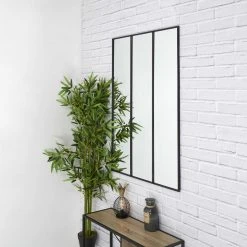 TOILINUX Miroir XXL Style Verrière En 3 Parties En Métal - Noir 9 TOILINUX Miroir XXL Style Verrière En 3 Parties En Métal - Noir -magasin Vente-unique miroir xxl style verriere en 3 parties en metal noir 13620486 37469334 1140x1140