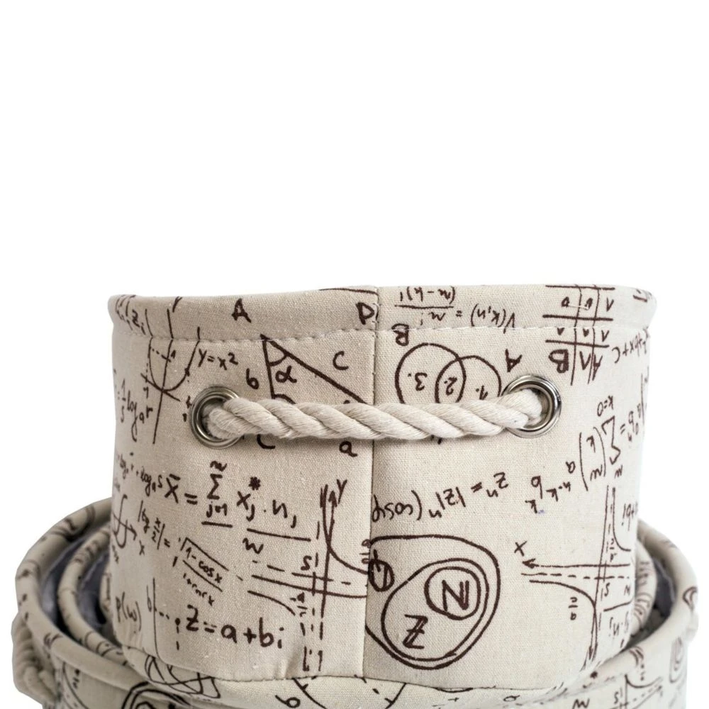 Mobili Rebecca Set 4 Paniers Recipients Ovale Tissu Imprime22x35x35 6 Mobili Rebecca Set 4 Paniers Recipients Ovale Tissu Imprime22x35x35 – Image 4