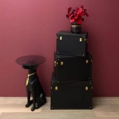 Altobuy NICOLAS - Lot De 3 Malles De Rangement Vintage Noir Et Or 9 Altobuy NICOLAS - Lot De 3 Malles De Rangement Vintage Noir Et Or -magasin Vente-unique nicolas lot de 3 malles de rangement vintage noir et or 13103890 35601530 1140x1140