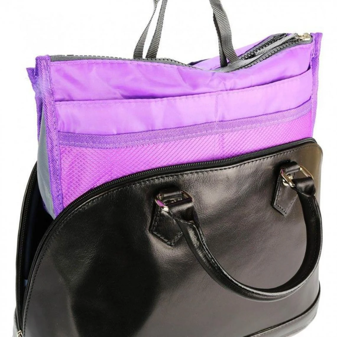 Inconnu Organisateur De Sac à Main - Violet 4 Inconnu Organisateur De Sac à Main - Violet – Image 2