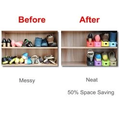 Maison Futee Lot De 12 Ranges Chaussures Magique - Organisateur De Placard 9 Maison Futee Lot De 12 Ranges Chaussures Magique - Organisateur De Placard -magasin Vente-unique organiseur de chaussures reglable
