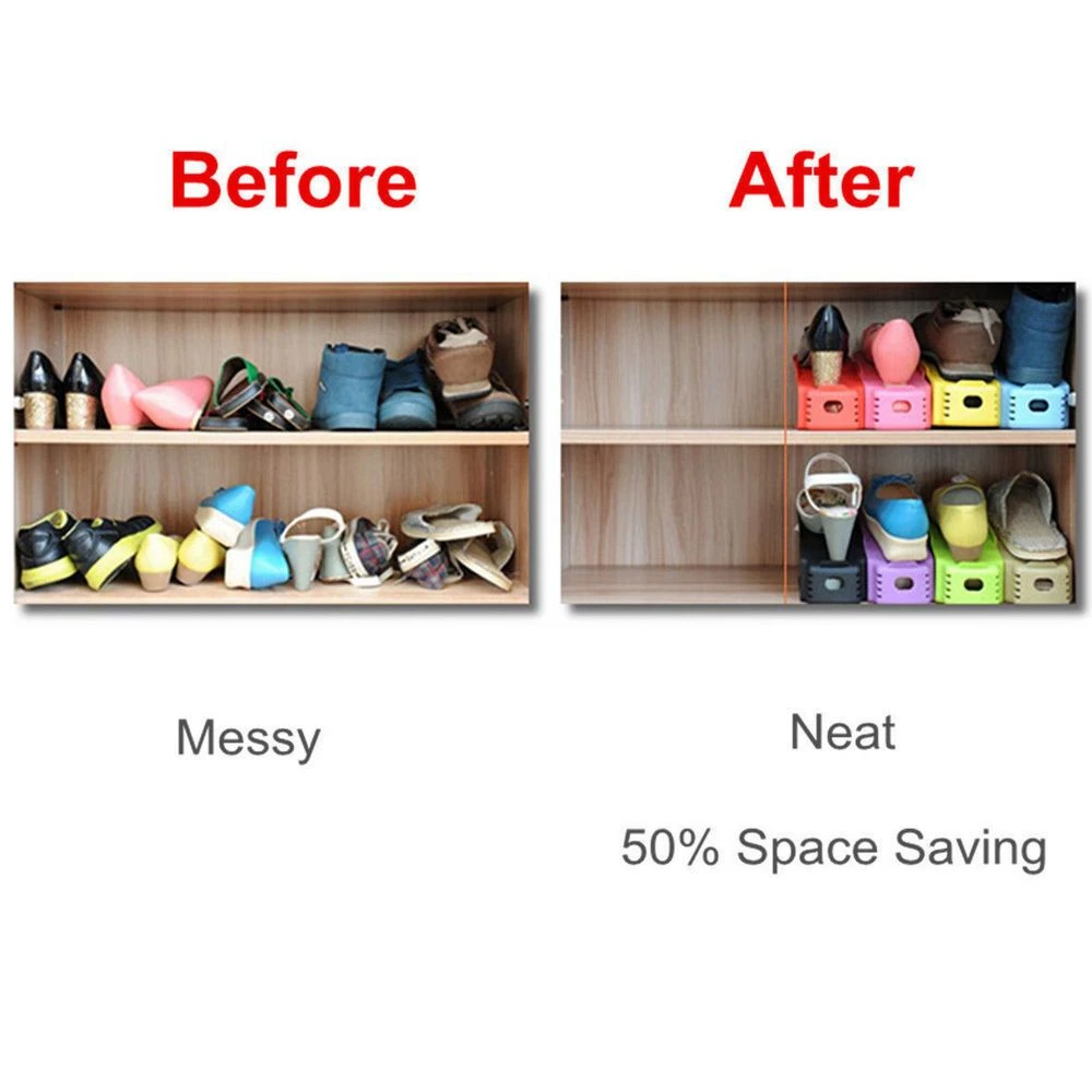 Maison Futee Lot De 12 Ranges Chaussures Magique - Organisateur De Placard 6 Maison Futee Lot De 12 Ranges Chaussures Magique - Organisateur De Placard – Image 4