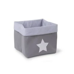 Childwood Panier Pliable Grey Stripes 32x32x29