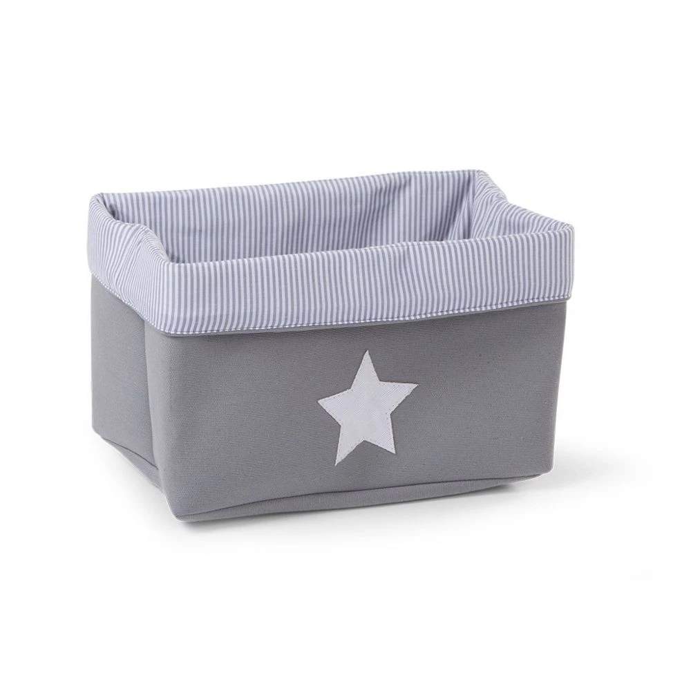 Childwood Panier Pliable Grey Stripes 32x20x20 3 Childwood Panier Pliable Grey Stripes 32x20x20