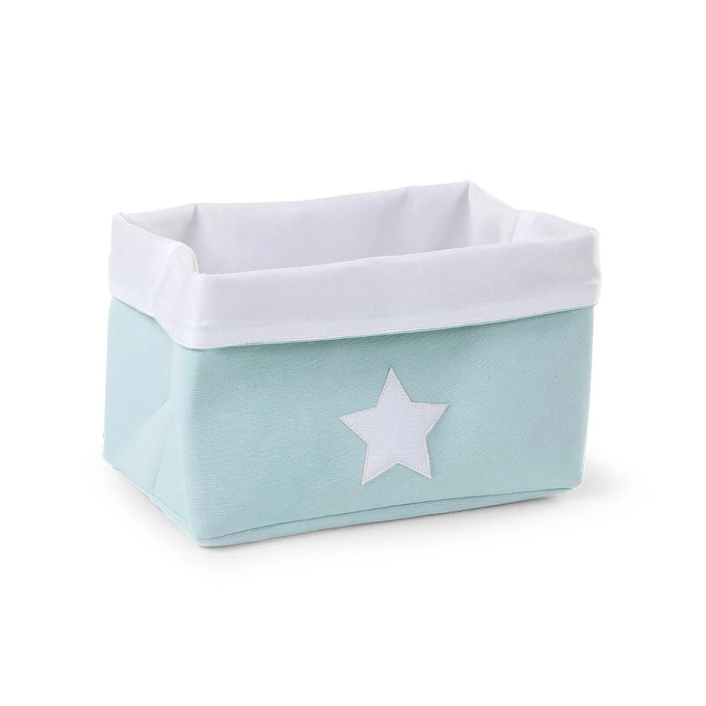 Childwood Panier Pliable Mint White 40x30x20 3 Childwood Panier Pliable Mint White 40x30x20