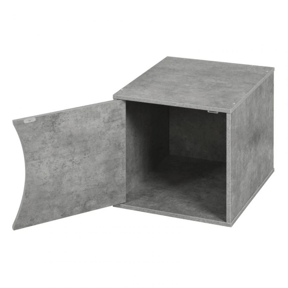 BUT Porte Cube NEXT 3 Imitation Béton 7 BUT Porte Cube NEXT 3 Imitation Béton – Image 5