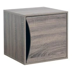 BUT Porte Cube NEXT 3 Imitation Chêne Foncé