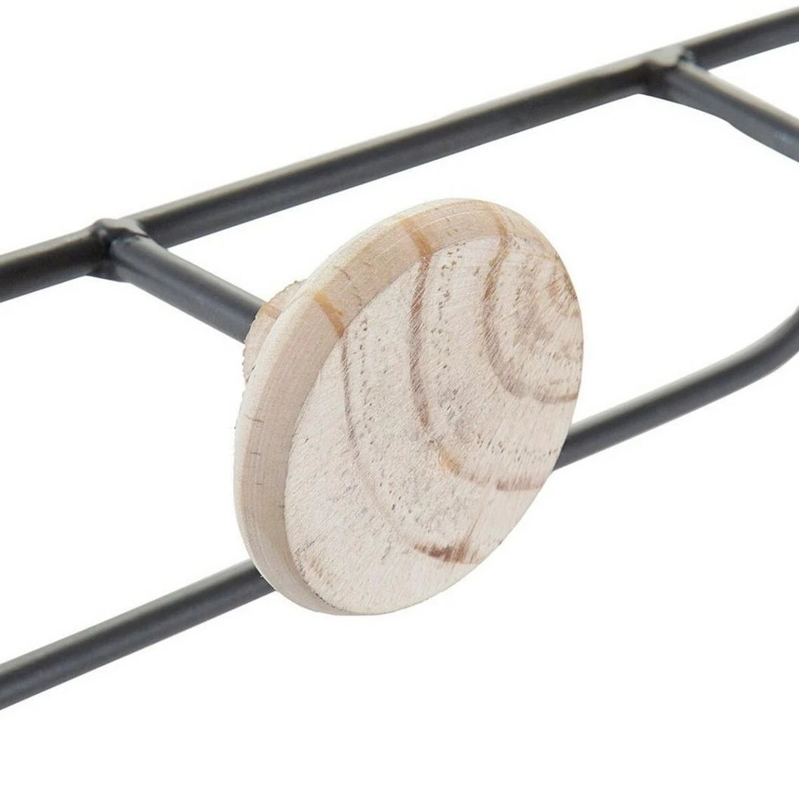 Portemanteau DKD Home Decor Noir Verre Fer Bois MDF (56 X 6 X 20.5 Cm) 5 Portemanteau DKD Home Decor Noir Verre Fer Bois MDF (56 X 6 X 20.5 Cm) – Image 3