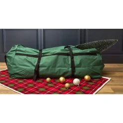 TOILINUX Sac De Rangement Rectangulaire En Polyester - Vert Et Noir -magasin Vente-unique sac de rangement rectangulaire en polyester vert et noir 11047670 28862686 1140x1140