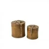 Dansmamaison Set De 2 Coffre Rond Bois Beige - L 27 X L 25,5 X H 26 Cm 1 Dansmamaison Set De 2 Coffre Rond Bois Beige - L 27 X L 25,5 X H 26 Cm -magasin Vente-unique set de 2 coffre rond bois beige l 27 x l 255 x h 26 cm 11522638 30185558 1140x1140